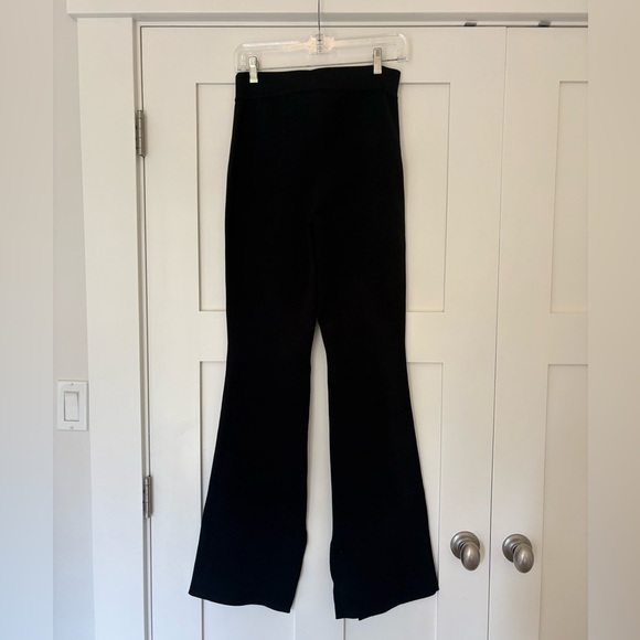 Aritzia Ten by Babaton Paramount Pant Black Split Leg High Rise - Picture 8 of 11